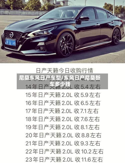 尼桑东风日产车型/东风日产尼桑新车多少钱