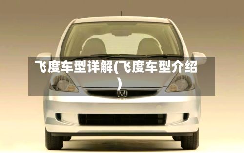 飞度车型详解(飞度车型介绍)-第2张图片