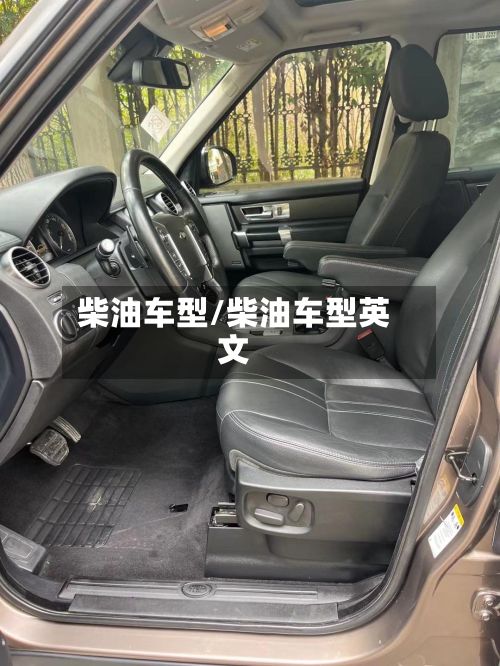 柴油车型/柴油车型英文-第2张图片
