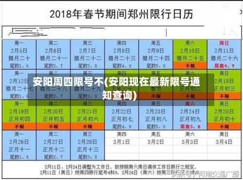 安阳周四限号不(安阳现在最新限号通知查询)