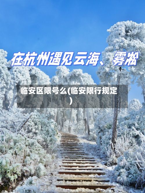临安区限号么(临安限行规定)