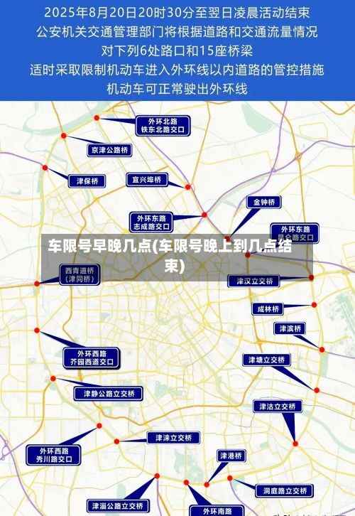 车限号早晚几点(车限号晚上到几点结束)-第2张图片