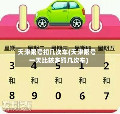 天津限号扣几次车(天津限号一天比较多罚几次车)-第2张图片