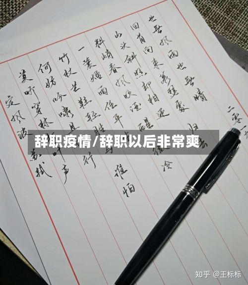 辞职疫情/辞职以后非常爽-第3张图片