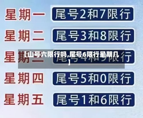 【山号六限行吗,尾号6限行星期几】-第2张图片