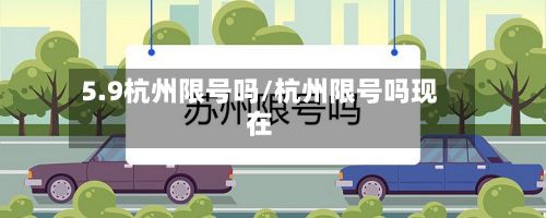 5.9杭州限号吗/杭州限号吗现在-第2张图片