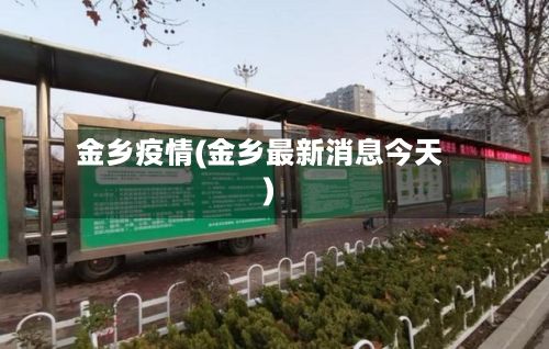 金乡疫情(金乡最新消息今天)