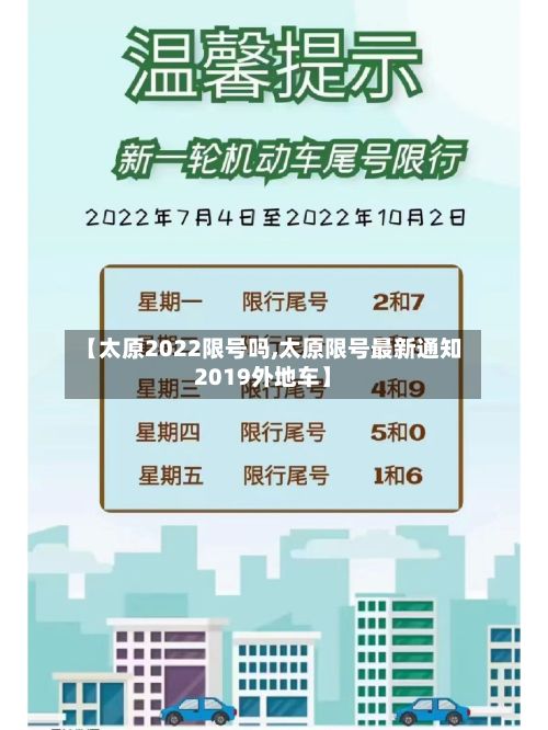 【太原2022限号吗,太原限号最新通知2019外地车】-第2张图片