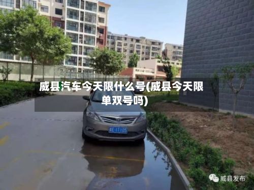 威县汽车今天限什么号(威县今天限单双号吗)-第2张图片