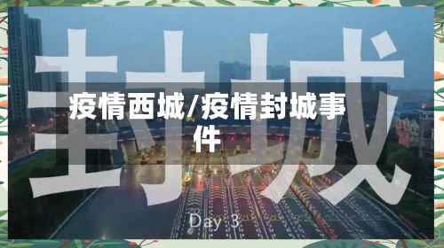 疫情西城/疫情封城事件-第3张图片
