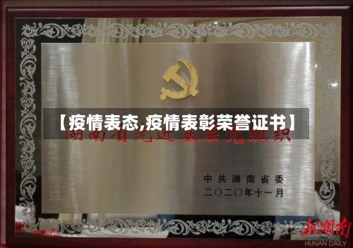 【疫情表态,疫情表彰荣誉证书】-第2张图片