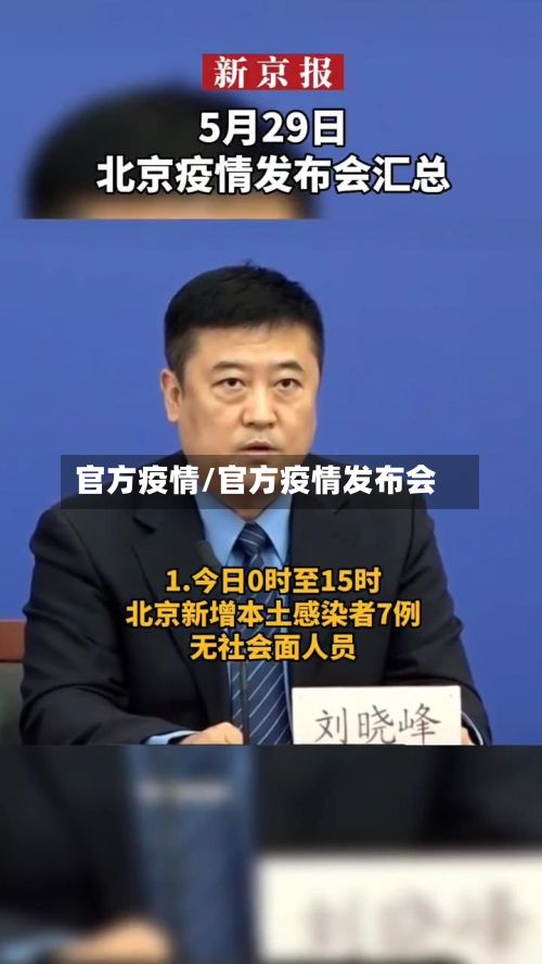 官方疫情/官方疫情发布会