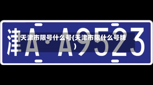 天津市限号什么号(天津市限什么号牌)-第3张图片