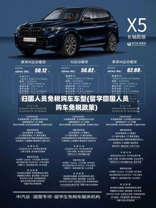 归国人员免税购车车型(留学回国人员购车免税政策)-第2张图片