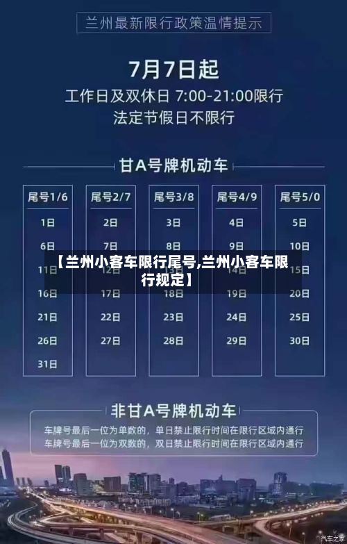 【兰州小客车限行尾号,兰州小客车限行规定】-第3张图片