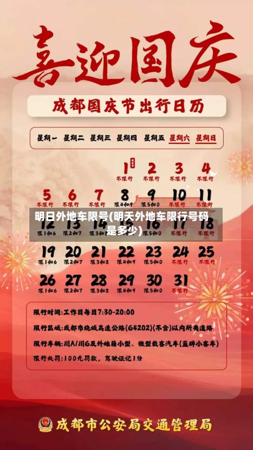 明日外地车限号(明天外地车限行号码是多少)