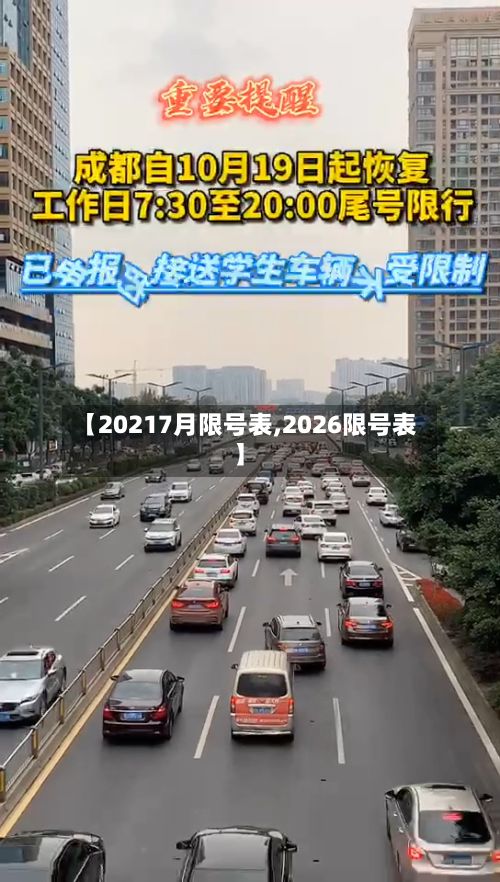 【20217月限号表,2026限号表】-第2张图片