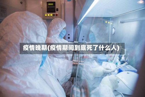 疫情晚期(疫情期间到底死了什么人)