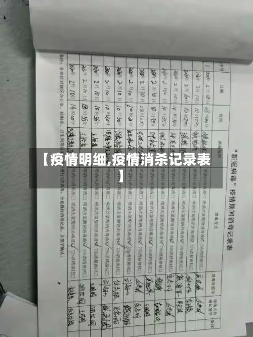 【疫情明细,疫情消杀记录表】