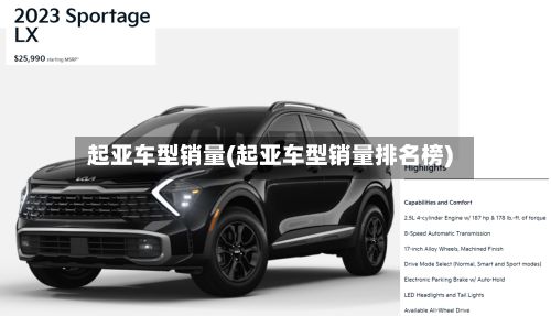 起亚车型销量(起亚车型销量排名榜)-第2张图片
