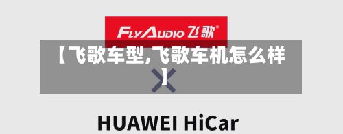 【飞歌车型,飞歌车机怎么样】