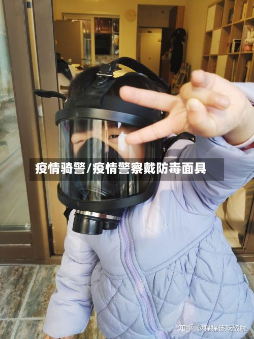 疫情骑警/疫情警察戴防毒面具-第2张图片