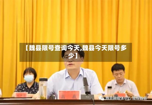 【魏县限号查询今天,魏县今天限号多少】-第2张图片