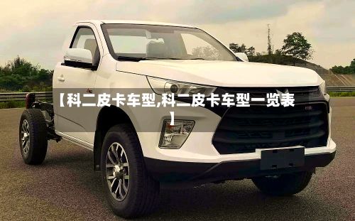 【科二皮卡车型,科二皮卡车型一览表】