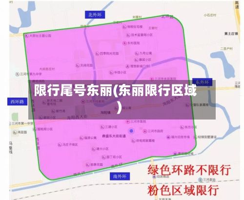 限行尾号东丽(东丽限行区域)-第3张图片