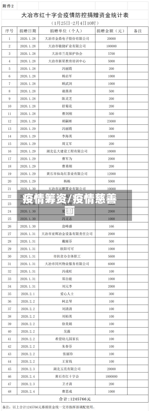 疫情筹资/疫情慈善画