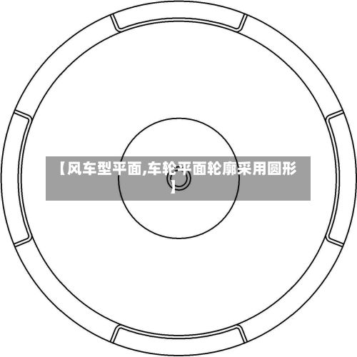 【风车型平面,车轮平面轮廓采用圆形】-第2张图片